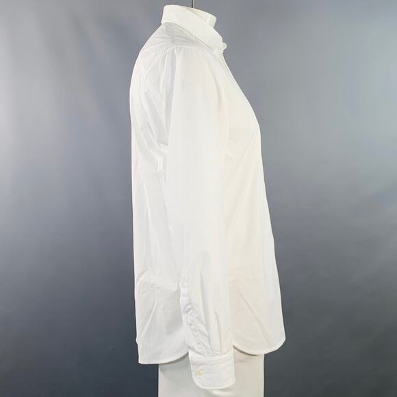 GOLDWIN Size L White Polyester One Pocket Long Sleeve Shirt - Picture 3 of 8